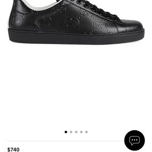 Black Gucci shoes